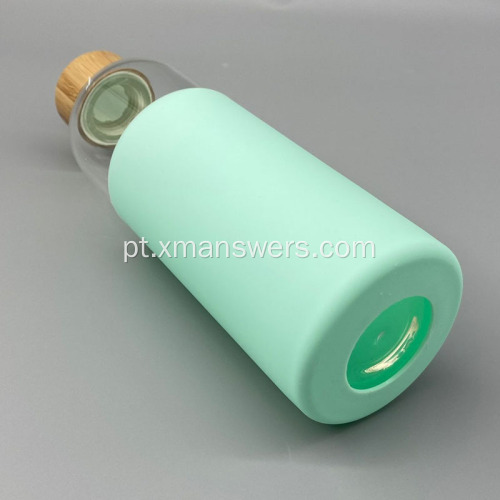 Tampa de luva de frasco de pedreiro de silicone para garrafa de proteção personalizada